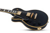 Schecter Solo II Custom Left Handed Electric Guitar - Aged Black Satin (662) | Musician Madness