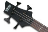 Schecter Stiletto Stealth-4 Left Hand Bass Guitar - Satin Black (2526) | Musician Madness