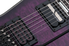 Schecter E-1 FR S Left Hand Electric Guitar - Trans Purple Burst (3254)