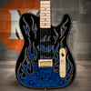 Fender James Burton Telecaster Maple Fingerboard, Blue Paisley Flames | Musician Madness