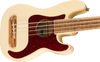 Fender Fullerton Precision Bass Uke, Walnut Fingerboard, Tortoiseshell Pickguard, Olympic White | Musician Madness