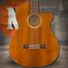 Fender CN-140SCE Nylon Thinline, Walnut Fingerboard, Natural w/Case | Musician Madness