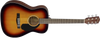 Fender CC-60S Concert, Walnut Fingerboard, 3-Color Sunburst | Musician Madness
