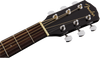 Fender CD-60S Dreadnought, Walnut Fingerboard, Black | Musician Madness
