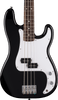 Fender Standard Precision Bass Laurel Fingerboard, White Pickguard, Black | Musician Madness