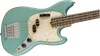 Fender JMJ Road Worn Mustang Bass Rosewood Fingerboard, Faded Daphne Blue | Musician Madness