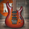 Ibanez S Prestige 6 String Electric Guitar w/Case - Sunset BUrst (S6670SKSTB) | Musician Madness