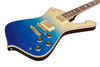 Ibanez Iceman 6 String Electric Guitar w/Bag - Transparent Blue Gradation (IC420FMTBG) | Musician Madness