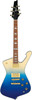 Ibanez Iceman 6 String Electric Guitar w/Bag - Transparent Blue Gradation (IC420FMTBG) | Musician Madness