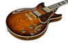 Ibanez AM Artcore Expressionist 6 String Electric Guitar - Vintage Violin High Gloss (AM93QAVVH) | Musician Madness