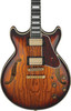 Ibanez AM Artcore Expressionist 6 String Electric Guitar - Vintage Violin High Gloss (AM93QAVVH) | Musician Madness