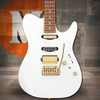 Ibanez Lari Basilio Signature 6 String Electric Guitar w/Case - White (LB1WH)