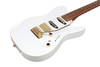Ibanez Lari Basilio Signature 6 String Electric Guitar w/Case - White (LB1WH)