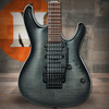 Ibanez Kiko Loureiro Signature 6 String Electric Guitar w/Bag - Transparent Gray Burst (KIKO10BPTGB)