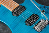 Ibanez Martin Miller Signature 6 String Electric Guitar w/Case - Transparent Aqua Blue (MM1TAB)