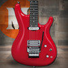 Ibanez Joe Satriani Signature 6 String Electric Guitar w/Case - Muscle Car Red (JS2480MCR)
