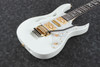 Ibanez Steve Vai Signature 6 String Electric Guitar w/Case - Stallion White (PIA3761SLW)