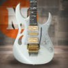 Ibanez Steve Vai Signature 6 String Electric Guitar w/Case - Stallion White (PIA3761SLW)