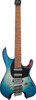 Ibanez Q Standard 6 String Electric Guitar - Blue Sphere Burst Flat (QX54QMBSM)