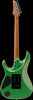Ibanez AZ Prestige 6 String Electric Guitar w/Case - Apple Green Metallic (AZ2402AGM)