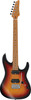 Ibanez AZ Prestige 6 String Electric Guitar w/Case  - Tri Fade Burst Flat (AZ2402TFF)