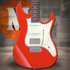Ibanez AZ Prestige 6 String Electric Guitar w/Case - Vermillion Red (AZ2204NWVR)