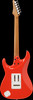 Ibanez AZ Prestige 6 String Electric Guitar w/Case - Vermillion Red (AZ2204NWVR)