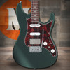 Ibanez AZ Prestige 6 String Electric Guitar w/Case - Ivy Green Metallic Flat (AZ2204NVGF)