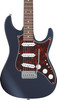 Ibanez AZ Prestige 6 String Electric Guitar w/Case - Dark Tide Blue Flat (AZ2203NTDBF)