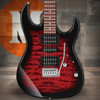 Ibanez GIO RX 6 String Electric Guitar - Transparent Red Burst (GRX70QATRB)