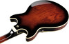 Ibanez AM Artstar 6 String Electric Guitar w/Case - Dark Brown Sunburst (AM153QADBS)