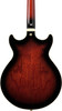 Ibanez AM Artstar 6 String Electric Guitar w/Case - Dark Brown Sunburst (AM153QADBS) | Musician Madness