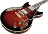 Ibanez AM Artstar 6 String Electric Guitar w/Case - Dark Brown Sunburst (AM153QADBS)