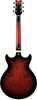 Ibanez AM Artstar 6 String Electric Guitar w/Case - Dark Brown Sunburst (AM153QADBS)