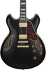 Ibanez AS Artcore 6 String Electric Guitar  - Black (AS93BCBK) | Musician Madness