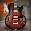 Ibanez AG Artcore Expressionist 6 String Electric Guitar - Dark Brown Sunburst (AG95QADBS)