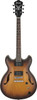 Ibanez AS Artcore 6 String Electric Guitar  - Tobacco Flat (AS53TF)