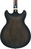Ibanez AS Artcore 6 String Electric Guitar  - Transparent Black Flat (AS53TKF)