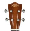 Lanikai All Solid Mahogany Baritone A/E Ukulele with Foam Case (MAS-CEB) | Musician Madness