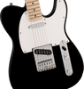 Squier Squier Sonic Telecaster - Maple Fingerboard - White Pickguard - Black | Musician Madness
