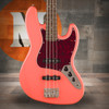 Squier Classic Vibe '60s Jazz Bass - Laurel Fingerboard - Tortoishell Pickguard - Tahitian Coral | Musician Madness