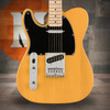 Squier Affinity Series Telecaster Left-Handed - Maple Fingerboard - Black Pickguard - Butterscotch Blonde | Musician Madness