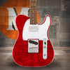 Squier Affinity Series Telecaster FMT SH - Laurel Fingerboard - White Pickguard - Crimson Red Transparent | Musician Madness