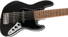 Squier Affinity Series Jazz Bass VI - Laurel Fingerboard - Black Pickguard - Black Metallic | Musician Madness