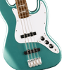 Squier Affinity Series Active Jazz Bass - Laurel Fingerboard - White Pickguard - Mystic Sea Foam Green | Musician Madness