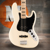 Squier Affinity Series Active Jazz Bass - Maple Fingerboard - Black Pickguard - Olympic White | Musician Madness