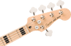 Squier Affinity Series Active Jazz Bass V - Maple Fingerboard - Black Pickguard - Black Metallic | Musician Madness