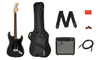 Squier Affinity Series Stratocaster HSS Pack - Laurel Fingerboard - Charcoal Frost Metallic - Gig Bag - 15G - 120V | Musician Madness
