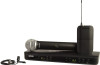 Shure BLX1288/CVL-J11 Wireless Combo System with PG58 Handheld and CVL Lav Mic J11 Band | Musician Madness