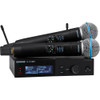 Shure SLXD24D+/B58-G57 SLXD Plus Dual HH Dig System with two Beta58A Tx Freq G57 | Musician Madness